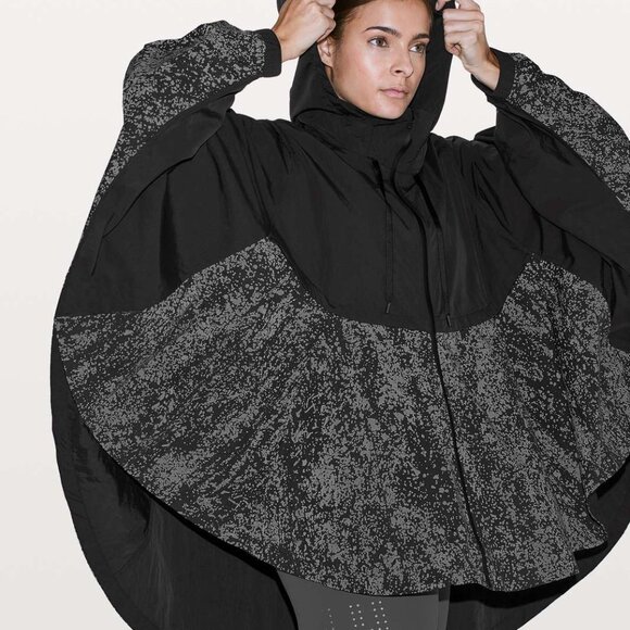 LULULEMON Ride & Reflect Cape/Jacket REFLECTIVE - Very Excellent Condition - Picture 7 of 16